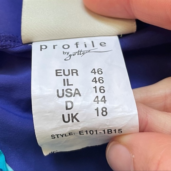 EUC PROFILE BY GOTTEX SWIM TOP - Picture 8 of 9